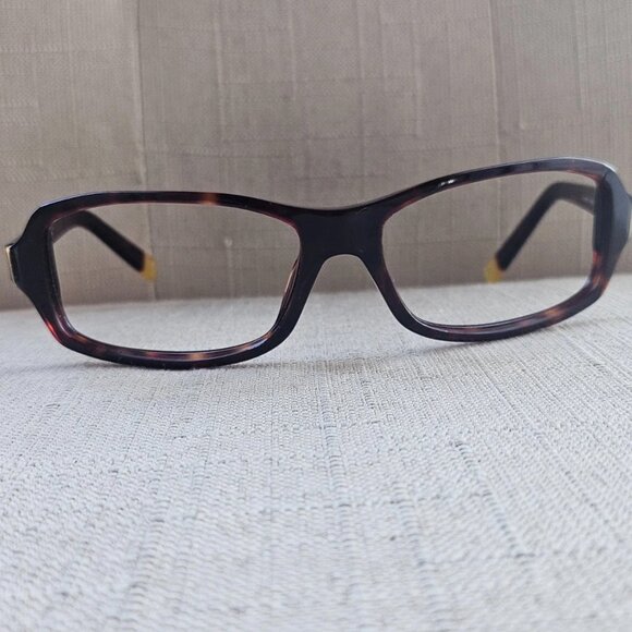 Vintage Eyeglasses Frame Dark Brown DY4003 Wrap Shape Glasses 61[]16 120 - Picture 4 of 12